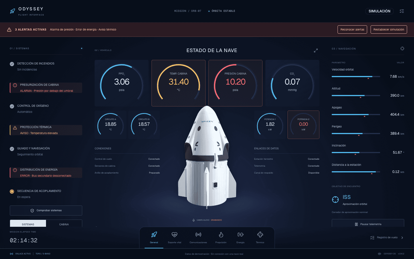 Screenshot of Spacecraft
